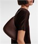 Полумесяц кожаная сумка через плечо The Row, Brown Melange Ans 25630320