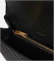 Кожаная сумка через плечо College среднего размера Saint Laurent, черный 2106617