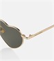 Солнцезащитные очки SL 301 Loulou в форме сердца Saint Laurent, золотой 2108816