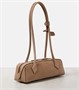Le Teckel Маленькая сумка через плечо с эффектом крокодила Alaïa, Grege 25641525