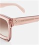 Квадратные солнцезащитные очки Celine, розовый 2073242