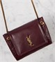 Миниатюрная кожаная сумка-кроссбоди Nolita Mini Saint Laurent, Lt Hot Wine 25641729