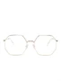 Isabel Marant Eyewear очки в геометричной оправе, золотистый 15673972
