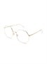 Isabel Marant Eyewear очки в геометричной оправе, золотистый 15673972
