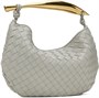 Серая сумка с ручкой сверху (Sardine) Bottega Veneta 4087194