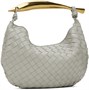 Серая сумка с ручкой сверху (Sardine) Bottega Veneta 4087194
