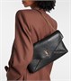 Кожаная плечевая сумка Cassandre XXL Saint Laurent, нуар 25638949