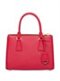 Сумка 'Galleria' из кожи Saffiano Prada, красный 25727304