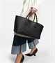 Маленькая кожаная сумка-тоут cabat Bottega Veneta, черный 5980573
