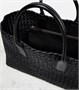 Маленькая кожаная сумка-тоут cabat Bottega Veneta, черный 5980573