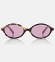 Miu Regard круглые солнцезащитные очки Miu Miu 25622656