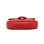 GUCCI Кошелёк GG Marmont из стёганой кожи экстра мини для женщин красный 27944516