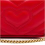GUCCI Кошелёк GG Marmont из стёганой кожи экстра мини для женщин красный 27944516