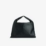 Сумка-Тоут из кожи Hop Bottega Veneta, черный 19157624