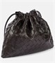 Пыльник Маленькая кожаная сумочка-клатч Bottega Veneta, Fondant-Gold 25642004