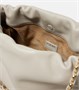 Средняя кожаная сумка через плечо Flamenco Loewe, Shell Grey 25622099