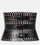 Кожаный корсетный ремень Vienne Alaïa, черный 2115875