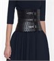 Кожаный корсетный ремень Vienne Alaïa, черный 2115875