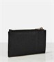 Кожаный кошелек на молнии с монограммой Saint Laurent, черный 2108800