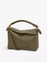 Сумка кросс-боди мини Loewe Small Leather Puzzle Edge Shoulder mini, зеленый 29413437