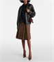 Миниатюрная кожаная сумка-кроссбоди Cassandre Saint Laurent, Dark Ruby 25628505