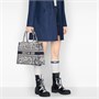 Сумка BookTote с вышивкой, шоппер, плечевая сумка, дамская сумка, средний размер, синий DIOR 26465091