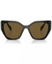 Круглые женские солнцезащитные очки Symbole, PR 19ZS PRADA, черный 17565044