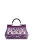 Dolce & Gabbana маленькая сумка-тоут Sicily, фиолетовый 24589660