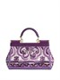 Dolce & Gabbana маленькая сумка-тоут Sicily, фиолетовый 24589660