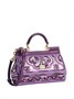 Dolce & Gabbana маленькая сумка-тоут Sicily, фиолетовый 24589660