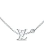 ПОДВЕСКА IDYLLE BLOSSOM LV, БЕЛОЕ ЗОЛОТО И БРИЛЛИАНТ Louis Vuitton, серебряный 22193691