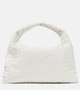Сумка через плечо из кожи Hop Intrecciato Bottega Veneta, White-M Brass 25641596