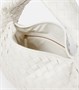 Сумка через плечо из кожи Hop Intrecciato Bottega Veneta, White-M Brass 25641596
