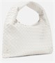 Сумка через плечо из кожи Hop Intrecciato Bottega Veneta, White-M Brass 25641596