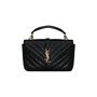 Сумка Saint Laurent College Mini Chain Bag, цвет Noir 15110403