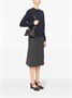 Сумка-тоут Maison Margiela Trapezoid с вышивкой, черный 15730687