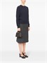 Сумка-тоут Maison Margiela Trapezoid с вышивкой, черный 15730687