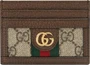 Картхолдер Gucci GG Supreme Ophidia Large Card Case Beige/Ebony, бежевый 667519