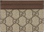 Картхолдер Gucci GG Supreme Ophidia Large Card Case Beige/Ebony, бежевый 667519