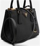 Галерея Saffiano маленькая кожаная сумка-тоут Prada, черный 25639755
