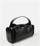 Сумка-тоут из кожи с бантиком Acne Studios, черный 25641651
