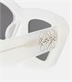 Солнцезащитные очки Anagram в оправе «кошачий глаз» Loewe, белый 2089472
