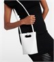 Маленькая кожаная сумка-тоут в сложенном виде Alaïa, белый 6950274