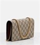 Кошелек на цепочке GG Marmont Petite из кожи Gucci, Rosso Ancor/B.Ebony 25636242