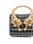 Мини-сумка с тигровой ручкой Roberto Cavalli, черный 20546770