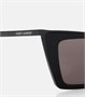 Солнцезащитные очки SL 372 в оправе «кошачий глаз» Saint Laurent, черный 2109735