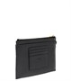 Большой кожаный клатч с монограммой Saint Laurent, черный 2108674