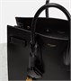 Маленькая кожаная сумка-тоут sac de jour Saint Laurent, черный 5982845