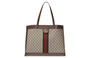 Сумка-шоппер GUCCI Ophidia из канваса с отделкой из кожи 27945519