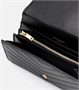 Большой кожаный кошелек с монограммой Saint Laurent, черный 2108681